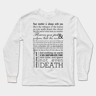 Mom poem Long Sleeve T-Shirt